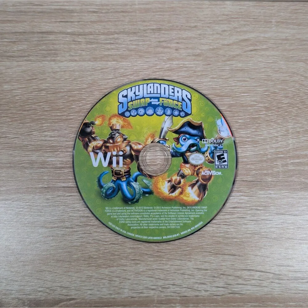 Skylanders Swap Force (Nintendo Wii) – Disc Only – Tested & Working – Activision